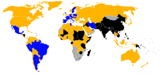 Countries that qualified for World Cup Countries that failed to qualify Countries that did not enter Non-FIFA members