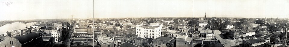 A 1918 panorama of downtown Wilmington