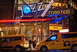 Jazz at Lincoln Center at night