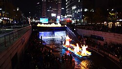 Lantern boats, 2014 festival