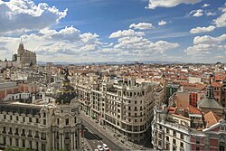 Madrid, the 2nd biggest metropolitan area in the European Union, is home to over a million Latin Americans.[265]