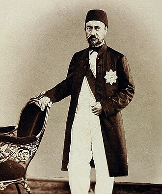 Mehmed Emin Âli Pasha, the principal architect of the Imperial Reform Edict of 1856.