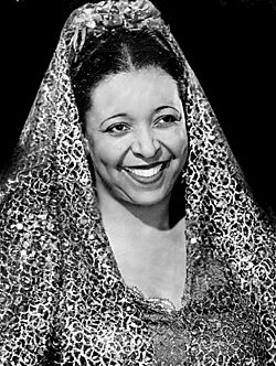 Ethel Waters starred at the Cotton Club