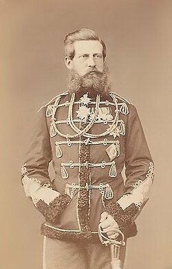 Frederick as Crown Prince, by Sergei Lvovich Levitsky, 1870