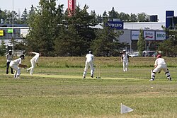 Cricket match in Kerava, Finland, 2011