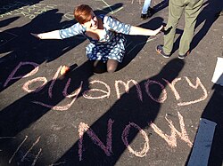 Bridgette Garozzo, spokesperson for the Polyamory Action Lobby, in May 2013