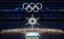 The opening ceremony of the 2022 Beijing Winter Olympics