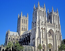 The Washington National Cathedral, the majority are Protestant Christian and a minority are Catholic Christian.