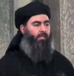 Picture of Abu Bakr al-Baghdadi in 2014