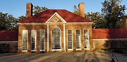 Reconstruction of George Washington's greenhouse at Mount Vernon