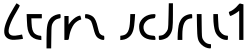 Sample of text written in the Shavian alphabet, a proposed phonemic orthography for English