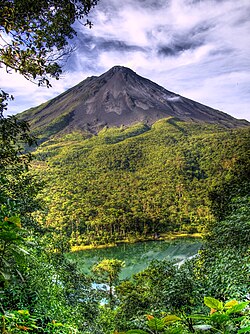 Arenal Volcano National Park is one of the country's tourist attractions.