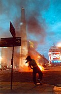 Obelisco protests, December 2001.