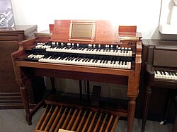 The B-3 was the most popular Hammond organ, produced from 1954 to 1974.[52]