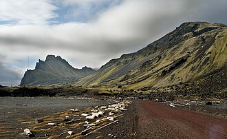 Road along the west coast, about 500 metres (1,600 ft) off the station