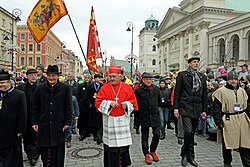 Epiphany celebration in Warsaw, Poland