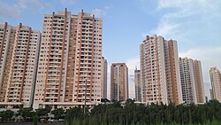 Apartment towers in the Campo Comprido neighborhood