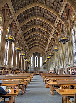 The Suzzallo Library reading room at the state's flagship University of Washington