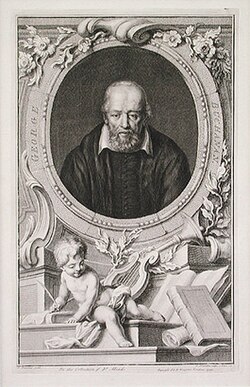 Buchanan, original engraving by Jacobus Houbraken