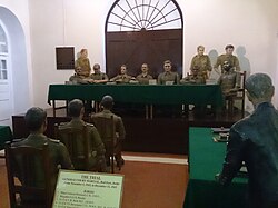 A modern display of the Indian National Army trials