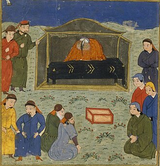 The funeral of Hulegu (Bibliothèque nationale de France)