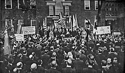 Czechoslovak declaration of independence by Tomáš Garrigue Masaryk in the United States, 1918