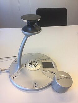 A Microsoft RoundTable.