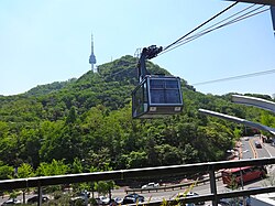 View of the cable car (2014)