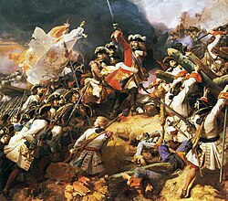 Battle of Denain, July 1712; defeat ended Austrian and Dutch hopes of improving their negotiating position.