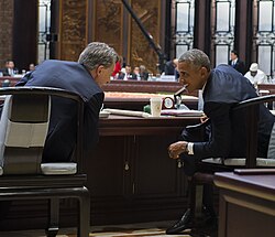 Macri and U.S President Barack Obama.