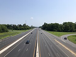 U.S. Route 1 in West Windsor