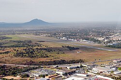 Air view of the airport