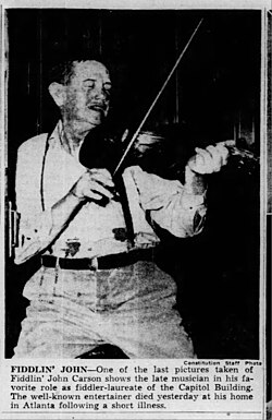 Carson in old age.