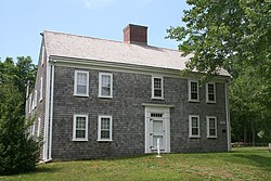 Josiah Dennis House, Dennis, Massachusetts, built 1735, Georgian colonial