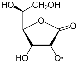 Semidehydroascorbate acid radical