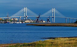 The Port of Brunswick and the Sidney Lanier Bridge