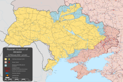 Russian-occupied territories of Ukraine as of 28 February 2026