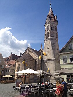 The east of the Church of Saint John as seen from the Markt Square