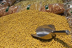 Beans for sale at a supermarket in China
