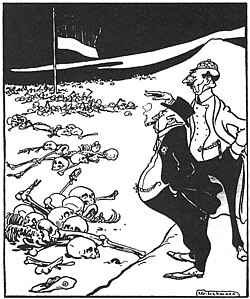 Der Wahre Jacob (1906): "Even if it hasn't brought in much profit and there are no better quality goods on offer, at least we can use it to set up a bone-grinding plant."[63]
