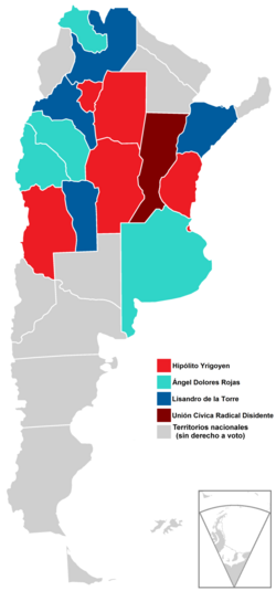 Results of the 1916 Argentine General Election