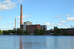 Paper mill in Mänttä-Vilppula, Finland