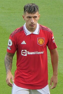 Martínez with Manchester United in 2022