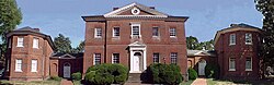 The main facade of Hammond–Harwood House