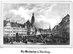 Market square in 1839