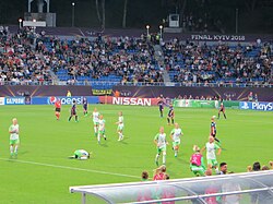 Scenes from the match