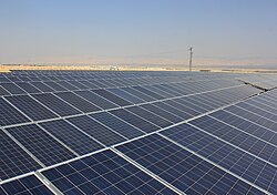 A solar plant in Jericho
