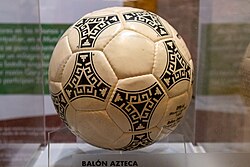 Adidas Azteca Football ball used in the 1986 World Cup in Mexico