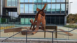 Ribbons sculpture by Pippa Hale