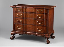 Cherrywood chest of drawers